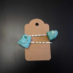 Seafoam Stone Bobby Pin